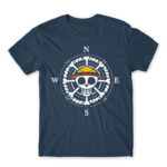 One piece compass Denim Men's T-shirt for Anime, One Piece