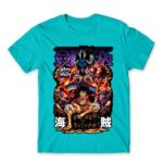 One piece – Dragon Atoll Blue Men's Tee for Anime, One Piece