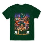 One piece – Dragon Bottle Green Men's T-shirt for Anime, One Piece
