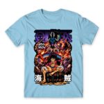 One piece – Dragon Sky Blue Men's T-shirt for Anime, One Piece