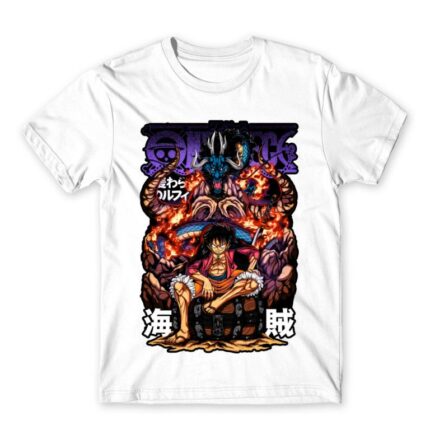 One piece – Dragon White Men's Tee for Anime, One Piece