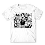 One Piece – Group photo White Men's T-shirt for Anime, One Piece