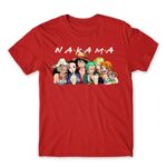 One Piece – Nakama Red Men's Tee for Anime, One Piece