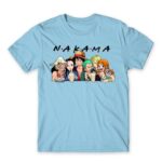 One Piece – Nakama Sky Blue Men's T-shirt for Anime, One Piece