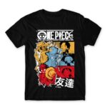 One Piece – Poster Black Men's T-shirt for Anime, One Piece