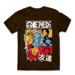 One Piece – Poster Chocolate Men's T-shirt for Anime, One Piece