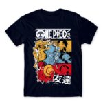 One Piece – Poster Navy Men's T-shirt for Anime, One Piece