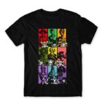 One Piece – Skulls Black Men's T-shirt for Anime, One Piece