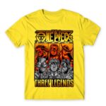 One Piece – Three Legends Lemon Men's T-shirt for Anime, One Piece
