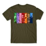 One Piece – Vector Characters Army Men's Tee for Anime, One Piece