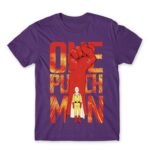 One Punch Man – Poster Dark Purple Men's Tee for Anime, One Punch Man