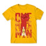 One Punch Man – Poster Gold Men's T-shirt for Anime, One Punch Man