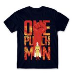 One Punch Man – Poster Navy Men's Tee for Anime, One Punch Man