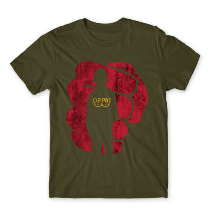 One Punch Man silhouette Army Men's T-shirt for Anime, One Punch Man
