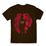 One Punch Man silhouette Chocolate Men's Tee for Anime, One Punch Man