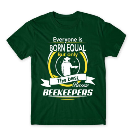 Only the best become beekeepers Bottle Green Men's T-shirt for Beekeeper, Work