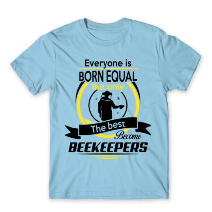 Only the best become beekeepers Sky Blue Men's T-shirt for Beekeeper, Work