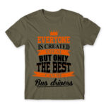 Only the best become bus drivers Zinc Men's T-shirt for Bus Driver, Work