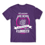 Only the best become florists Dark Purple Men's T-shirt for Florist, Work