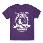 Only the best become painters Dark Purple Men's T-shirt for Painter, Work