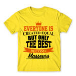 Only the best can be masseurs Lemon Men's Tee for Massage Therapist, Work