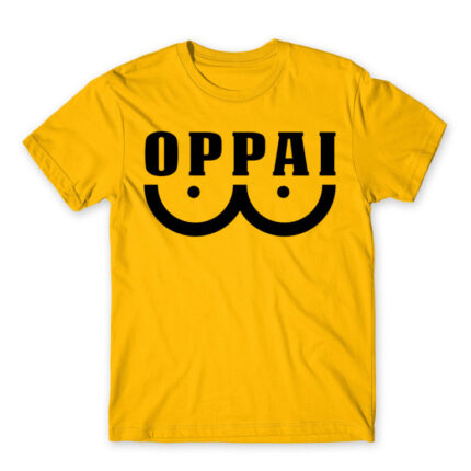 Oppai Gold Men's T-shirt for Anime, One Punch Man