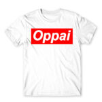 Oppai Supreme White Men's Tee for Anime, One Punch Man