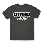 Otaku Dark Grey Men's Tee for Anime, Otaku