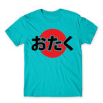 Otaku japanese flag style Atoll Blue Men's Tee for Anime, Otaku