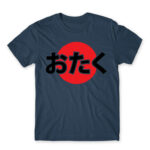 Otaku japanese flag style Denim Men's T-shirt for Anime, Otaku
