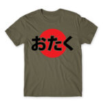 Otaku japanese flag style Zinc Men's Tee for Anime, Otaku