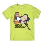Otaku Life – Just one more episode Apple Green Men's Tee for Anime, Otaku