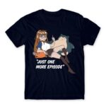 Otaku Life – Just one more episode Navy Men's T-shirt for Anime, Otaku