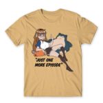 Otaku Life – Just one more episode Sand Men's Tee for Anime, Otaku