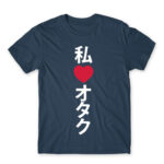 Otaku love 2 Denim Men's T-shirt for Anime, Otaku