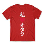 Otaku love 2 Red Men's Tee for Anime, Otaku