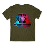 Otaku Universe Army Men's Tee for Anime, Otaku
