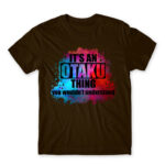 Otaku Universe Chocolate Men's T-shirt for Anime, Otaku