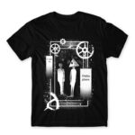 Outta space Black Men's Tee for Anime, Original Art