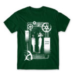 Outta space Bottle Green Men's Tee for Anime, Original Art