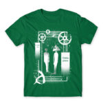 Outta space Kelly Green Men's Tee for Anime, Original Art