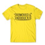 Overworked Lemon Men's T-shirt for Badass, Funny