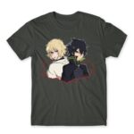 Owari no Seraph Dark Grey Men's Tee for Anime, Seraph Of The End