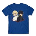 Owari no Seraph Royal Blue Men's Tee for Anime, Seraph Of The End