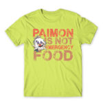 Paimon is not emergency food Apple Green Men's T-shirt