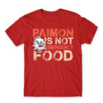 Paimon is not emergency food Red Men's T-shirt