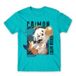 Paimon portriat Atoll Blue Men's T-shirt