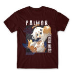 Paimon portriat Burgundy Men's Tee