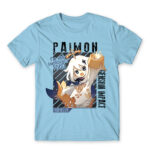 Paimon portriat Sky Blue Men's T-shirt