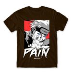Pain – AKatsuki Chocolate Men's Tee for Anime, Naruto